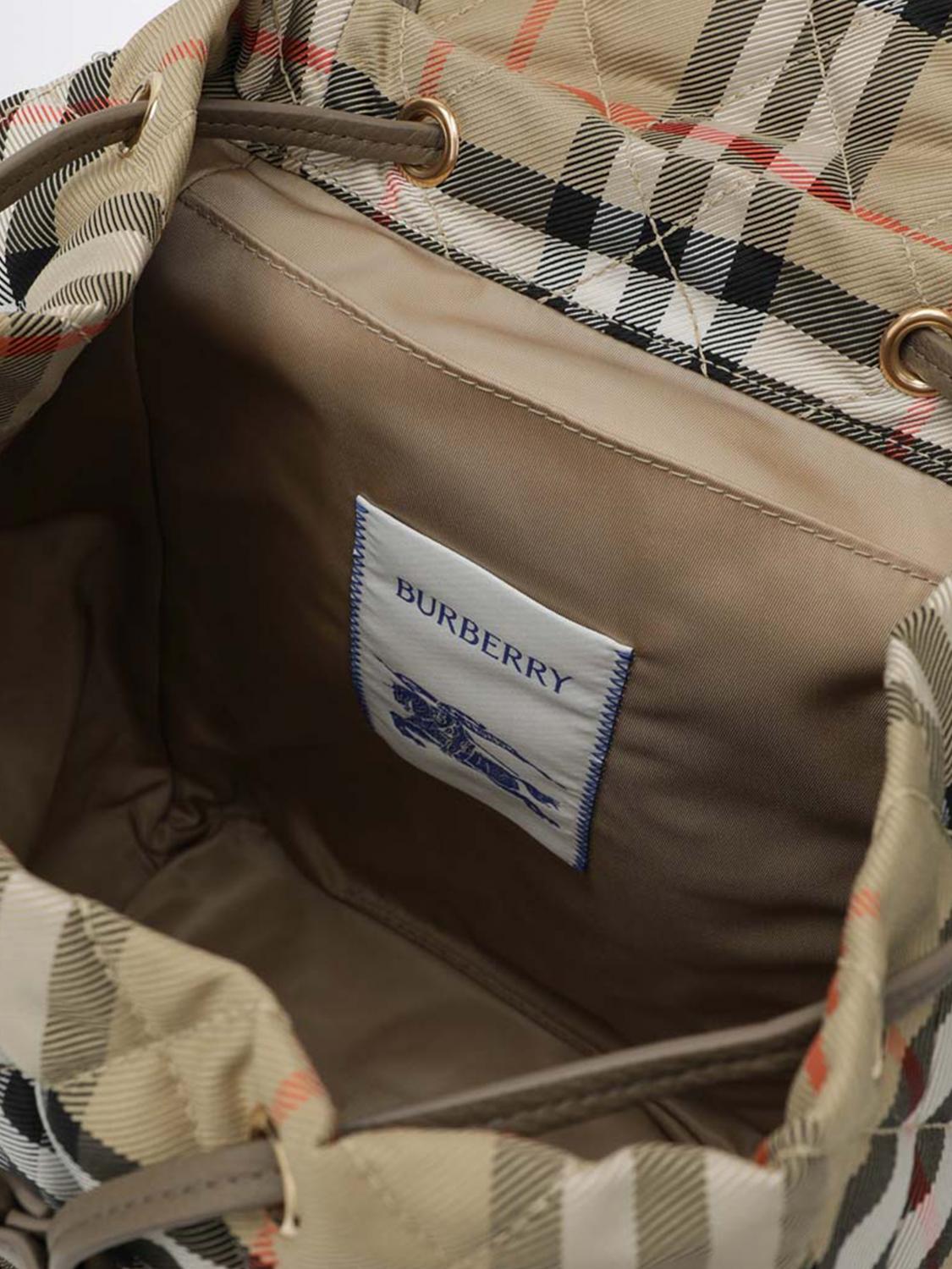 Burberry Backpack Woman Sand