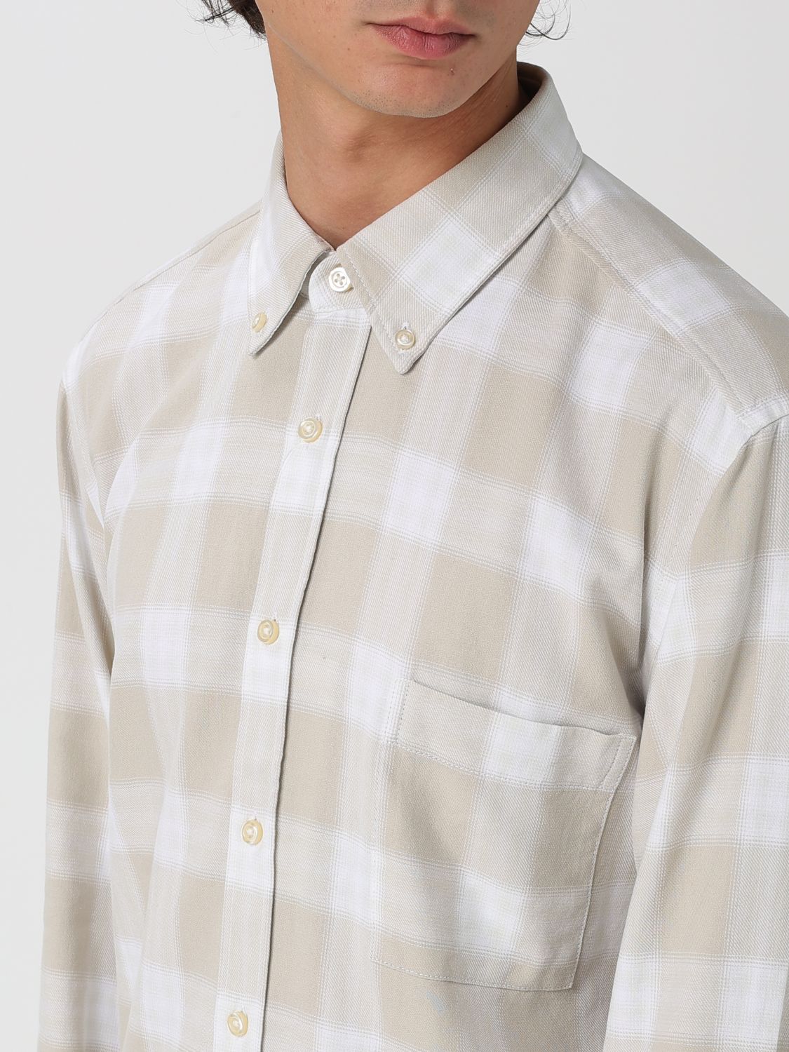 Boss Shirt Men Beige