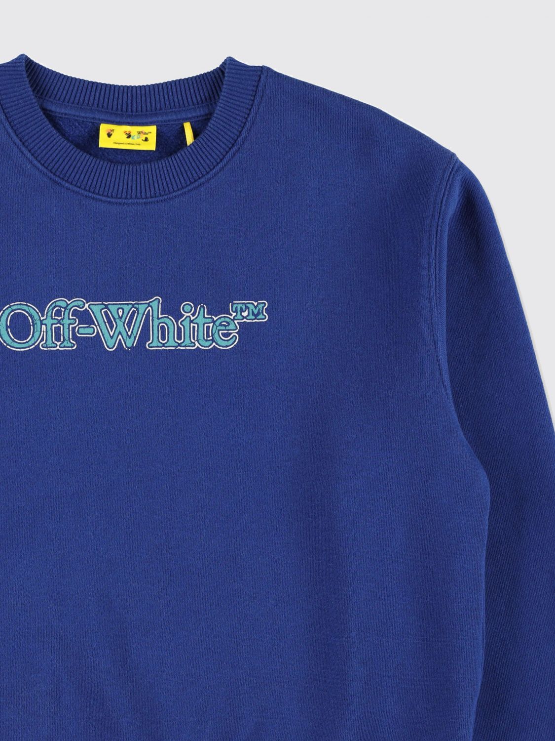 Off White Kids Sweater Kids Blue