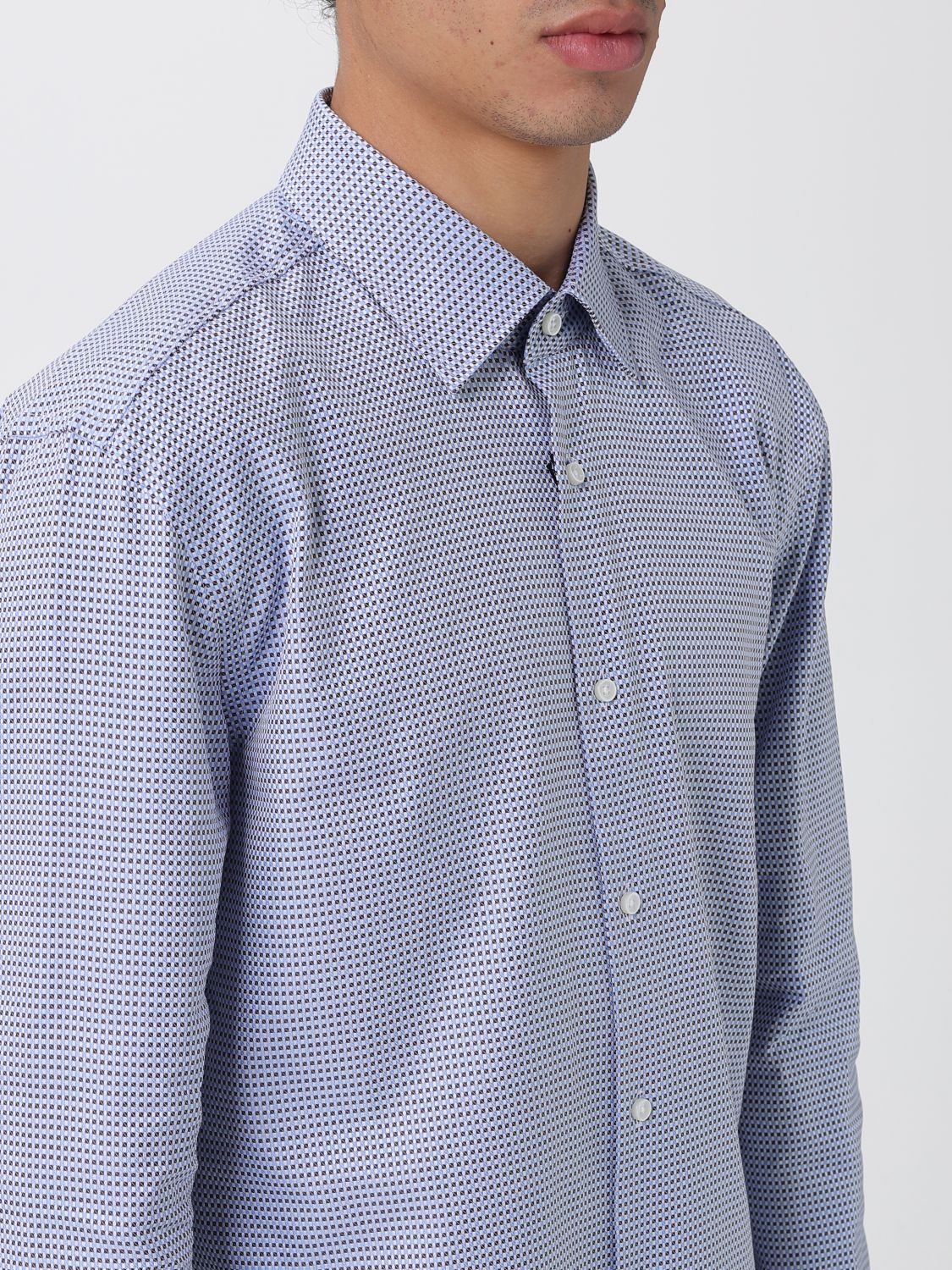 Boss Shirt Men Beige