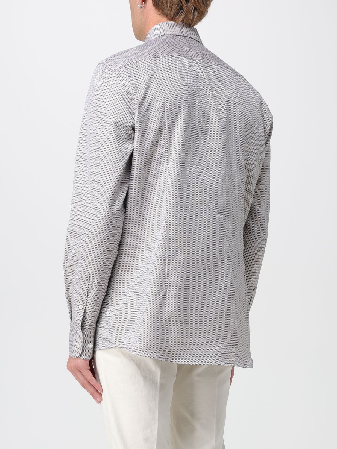 Boss Shirt Men Beige