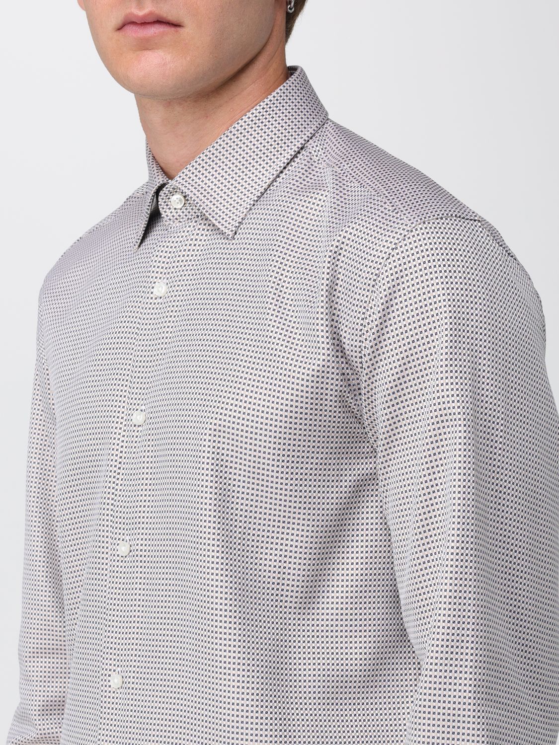 Boss Shirt Men Beige