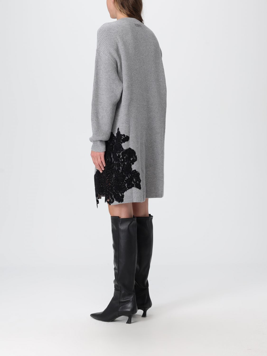 Pinko Dress Woman Grey