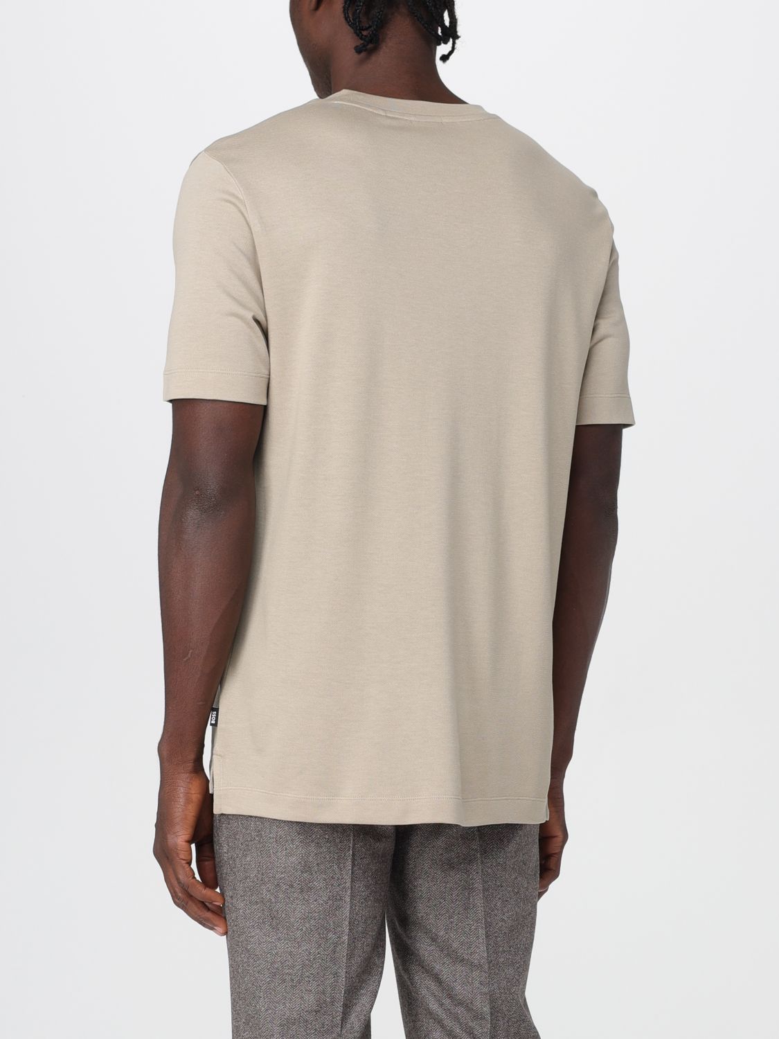 Boss T Shirt Men Beige