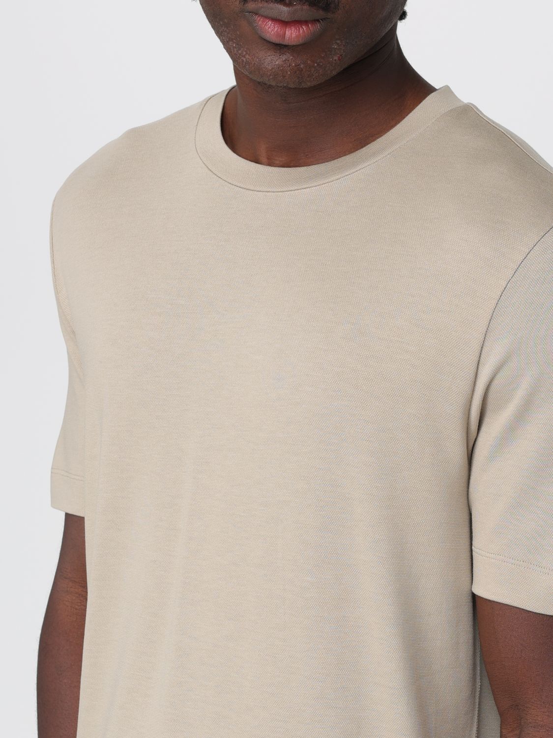 Boss T Shirt Men Beige