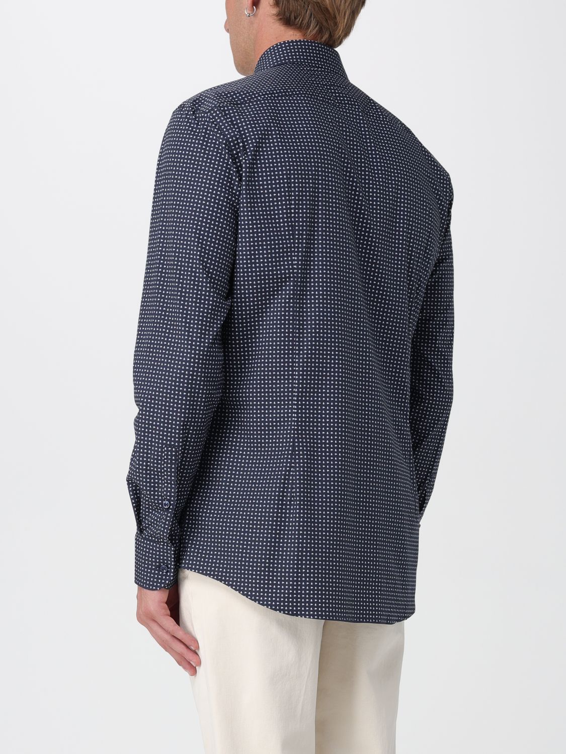 Boss Shirt Men Blue