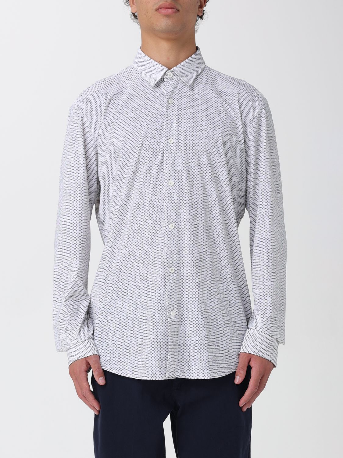 Boss Shirt Men Blue