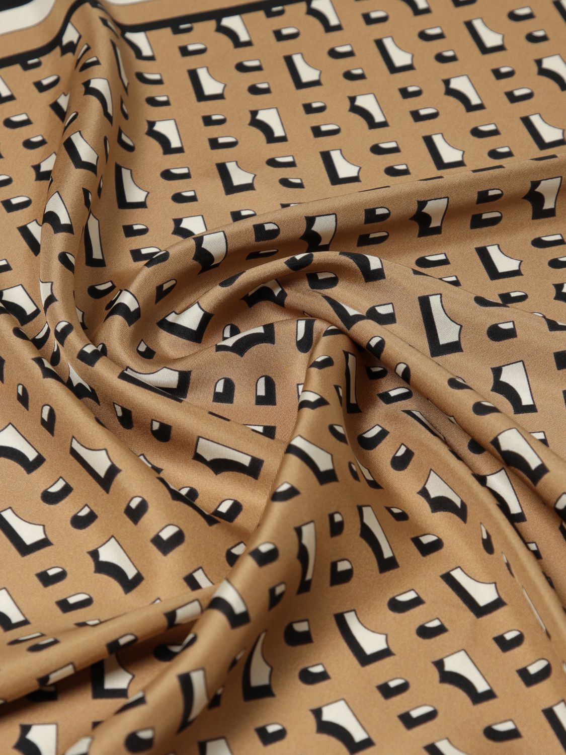 Boss Neck Scarf Woman Beige