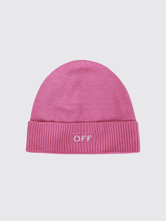 Off White Kids Hat Kids Pink