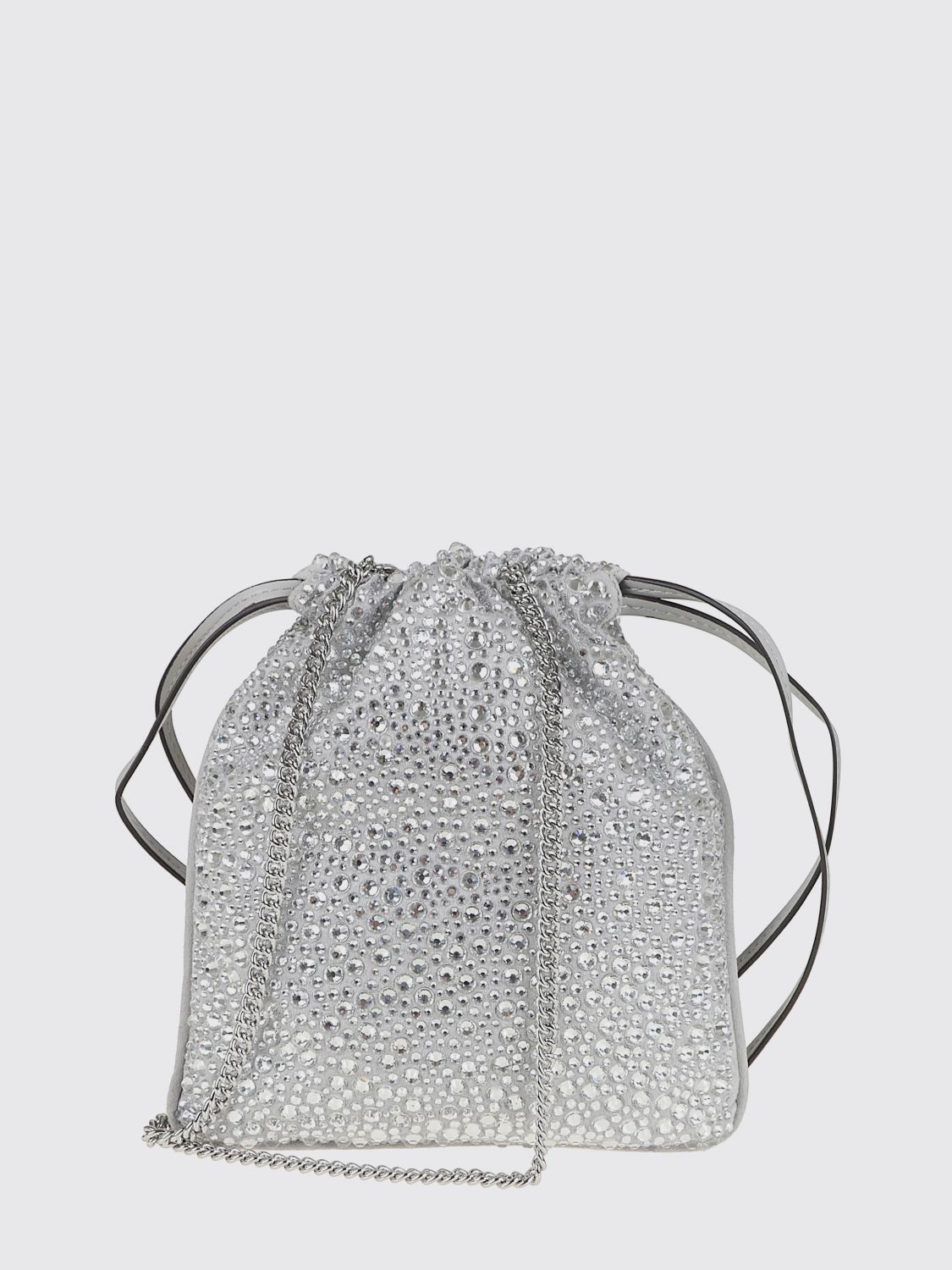 Pinko Shoulder Bag Woman Silver