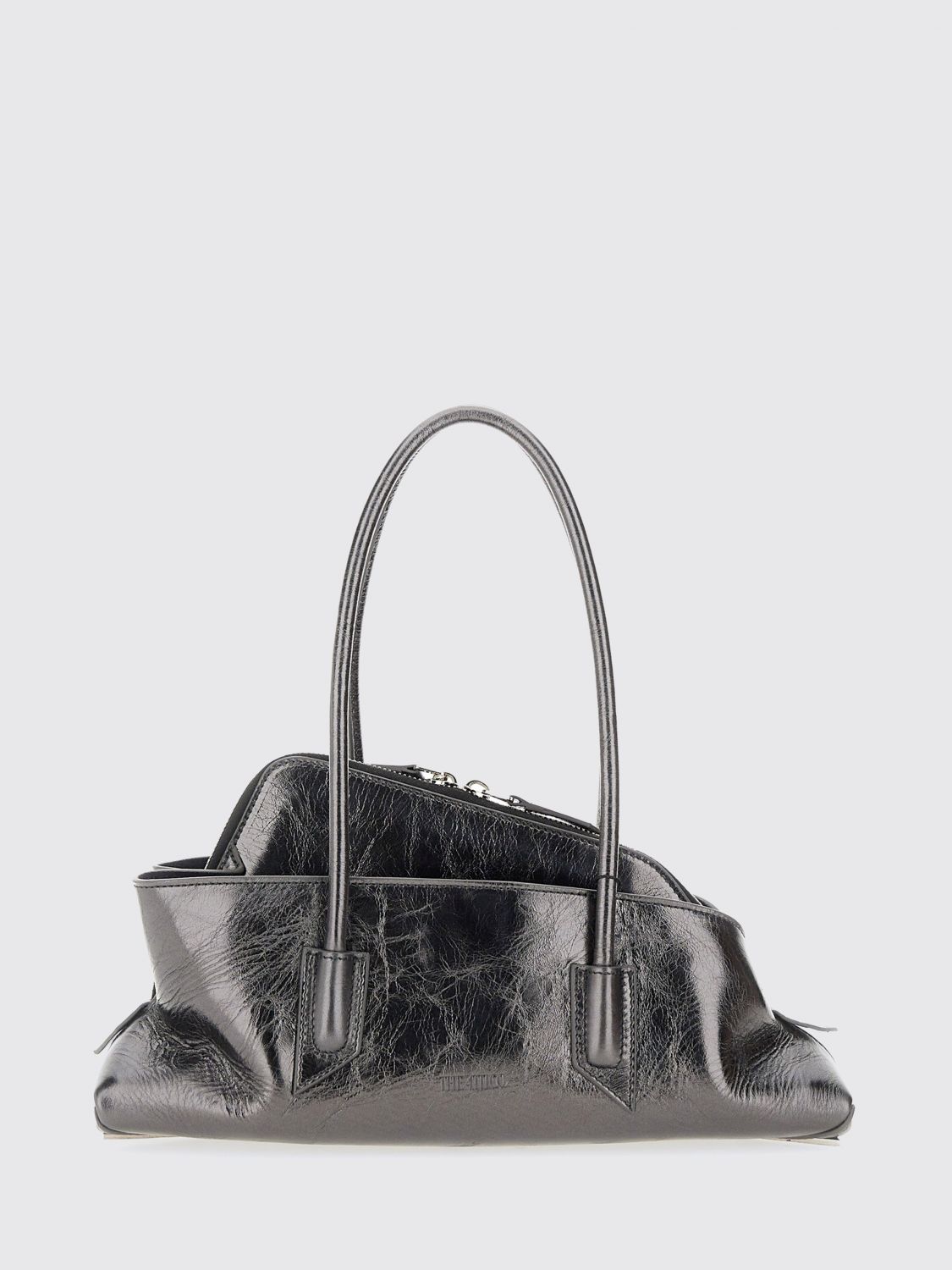 The Attico Shoulder Bag Woman Grey – Modishus