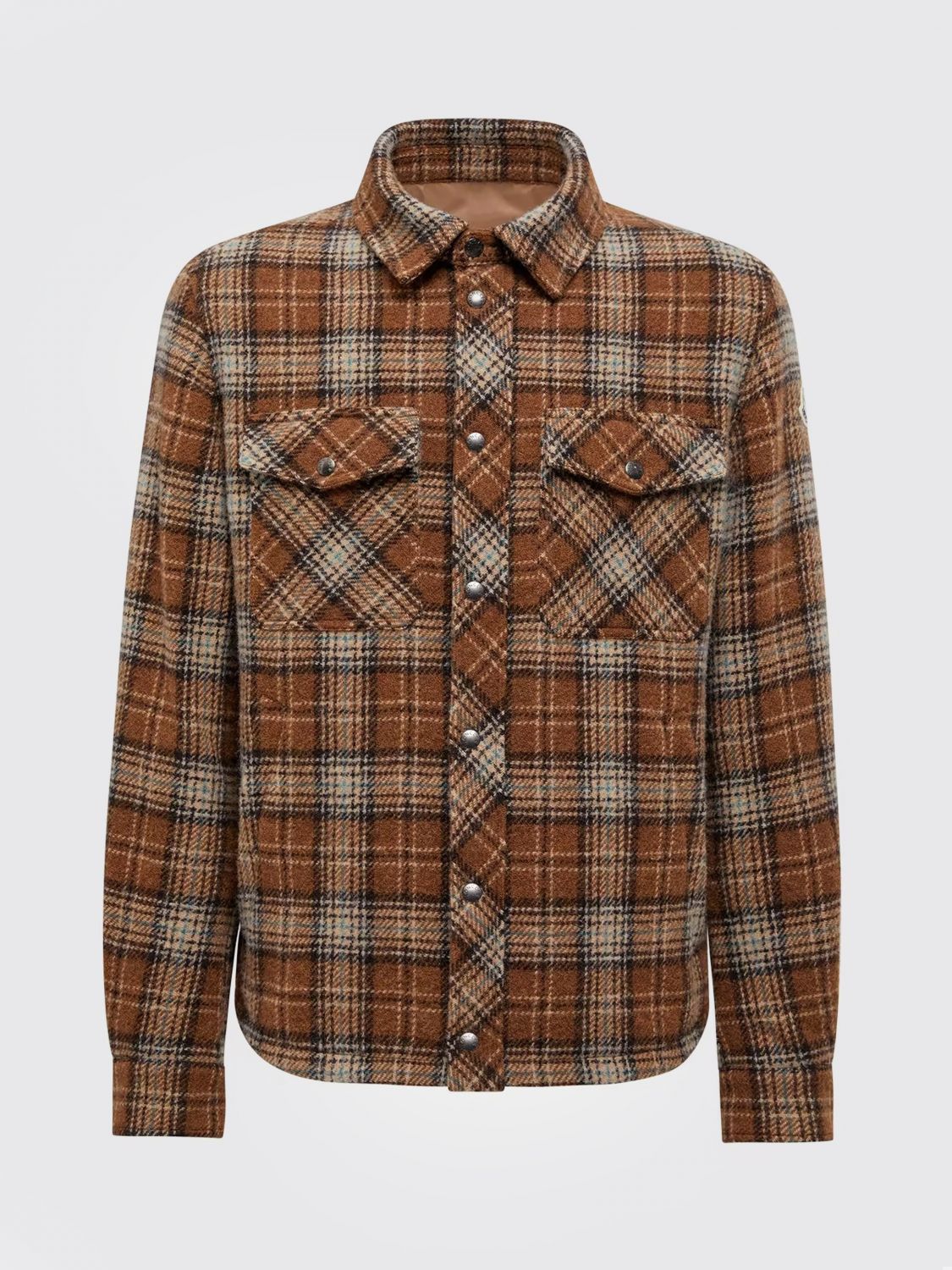 Moncler Shirt Men Brown