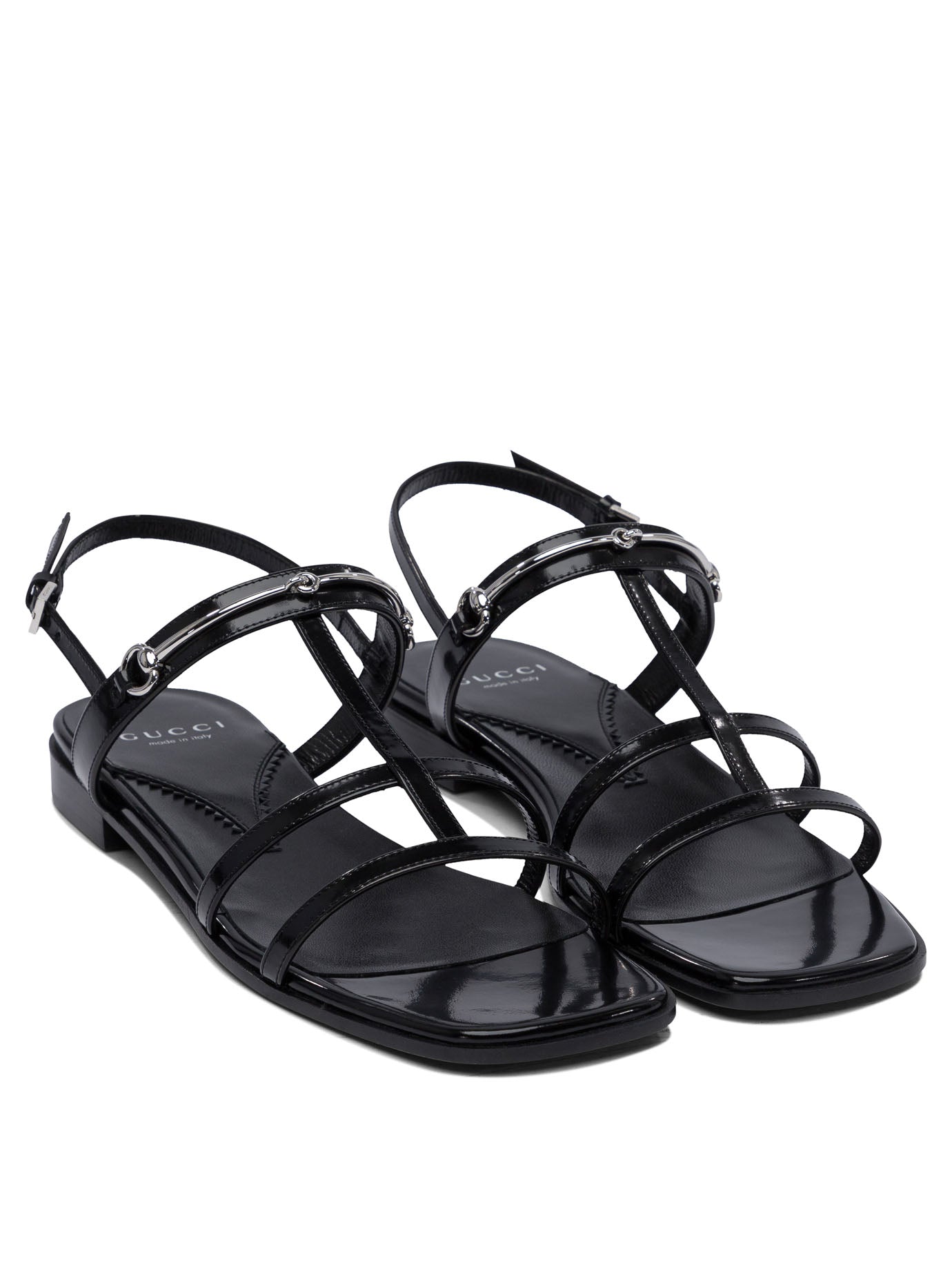 Gucci bassi in pelle Horsebit Sandal