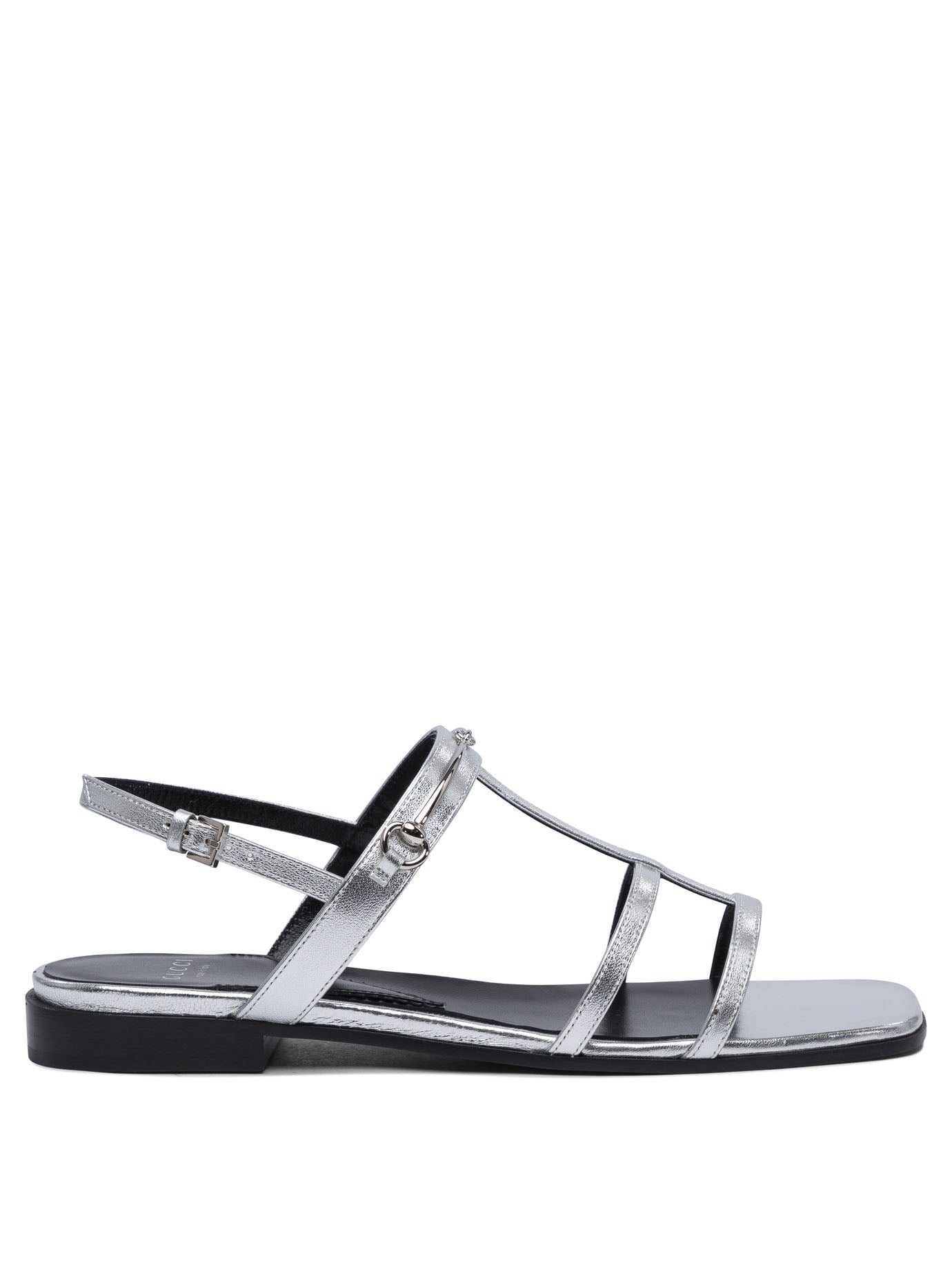 Gucci bassi in pelle Horsebit Sandal
