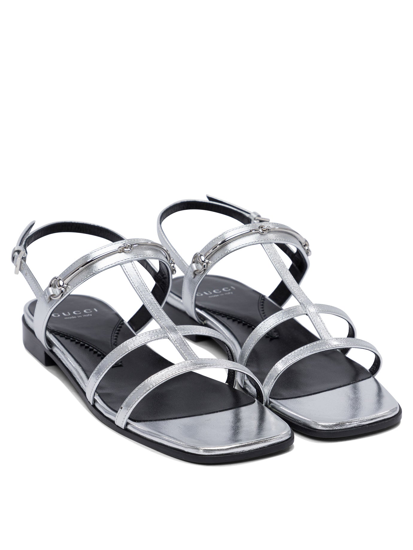 Gucci bassi in pelle Horsebit Sandal