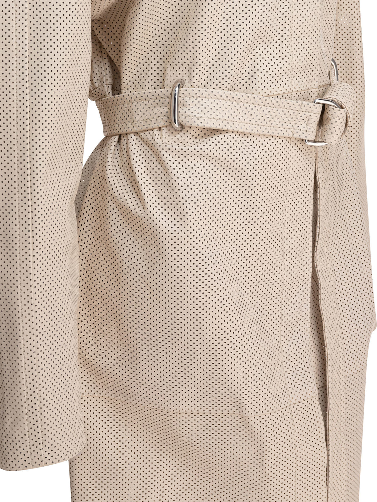Max Mara Sportmax Trench coat with leather belt - Beige