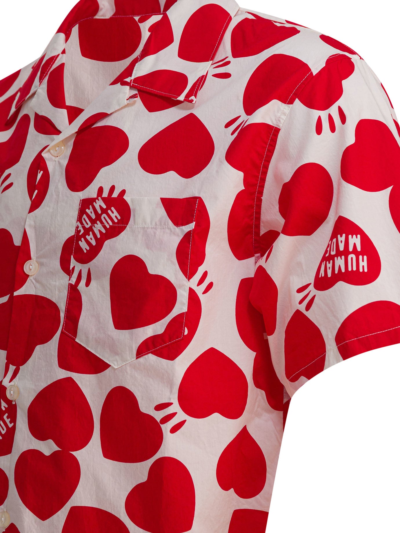 Human Made "Heart Vacation" shirt - White