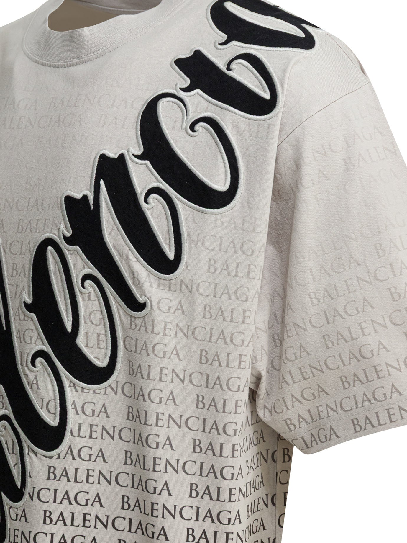 Balenciaga "Big B" crew-neck T-shirt - White