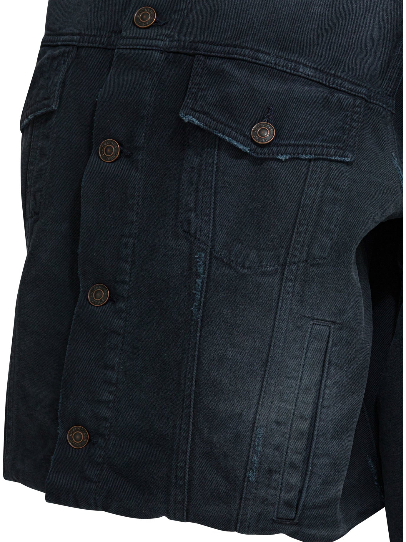 Balenciaga Denim jacket with old effect - Blue