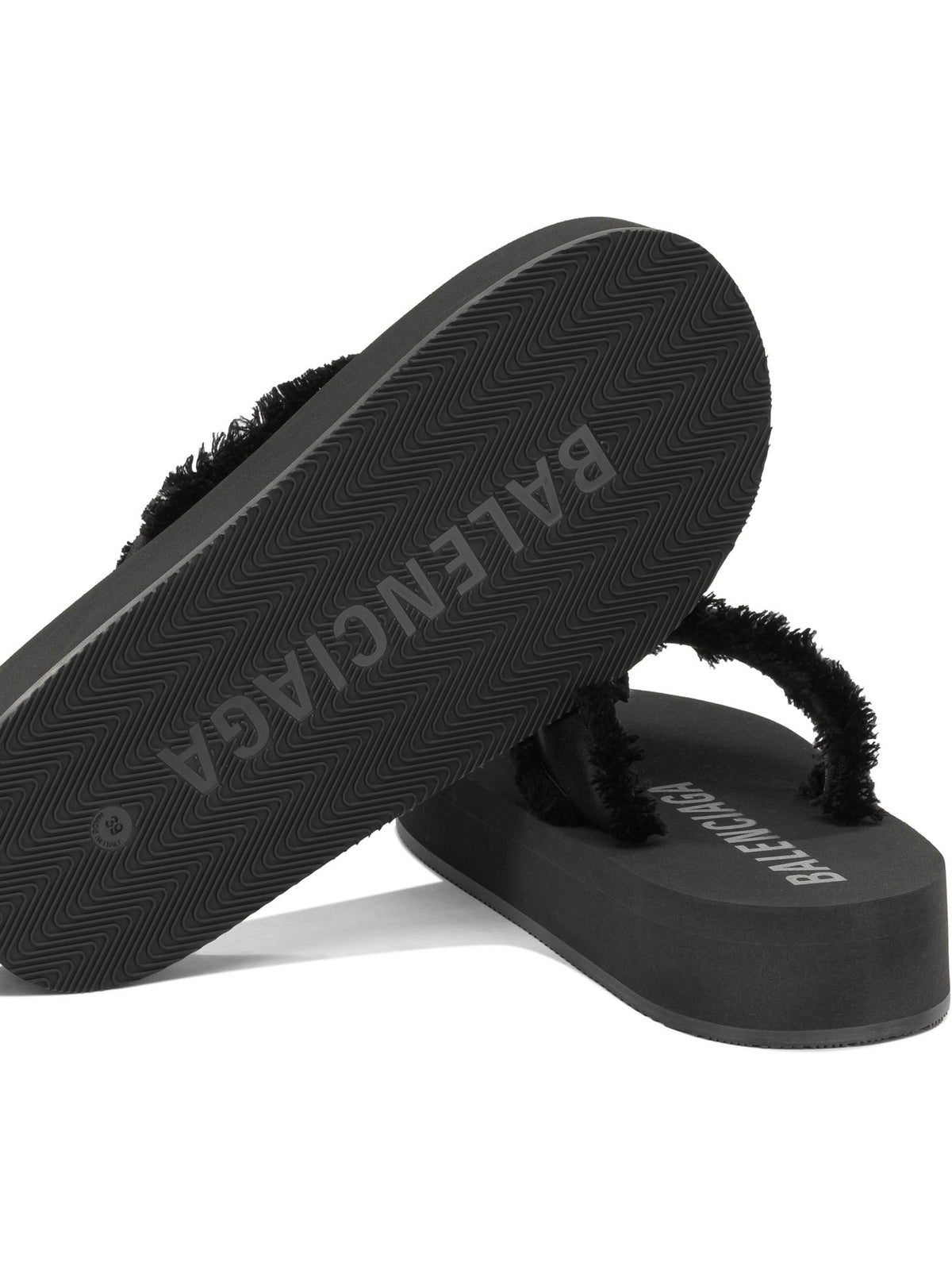 Balenciaga "Jet Leg" Low sandals - Black