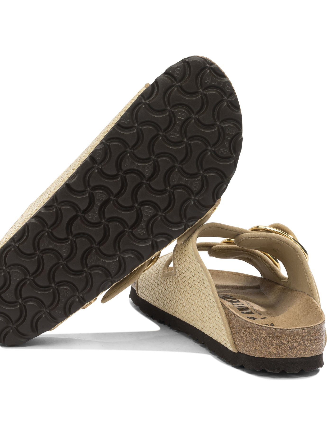 Birkenstock "Arizona Big Buckle" low sandals - Beige