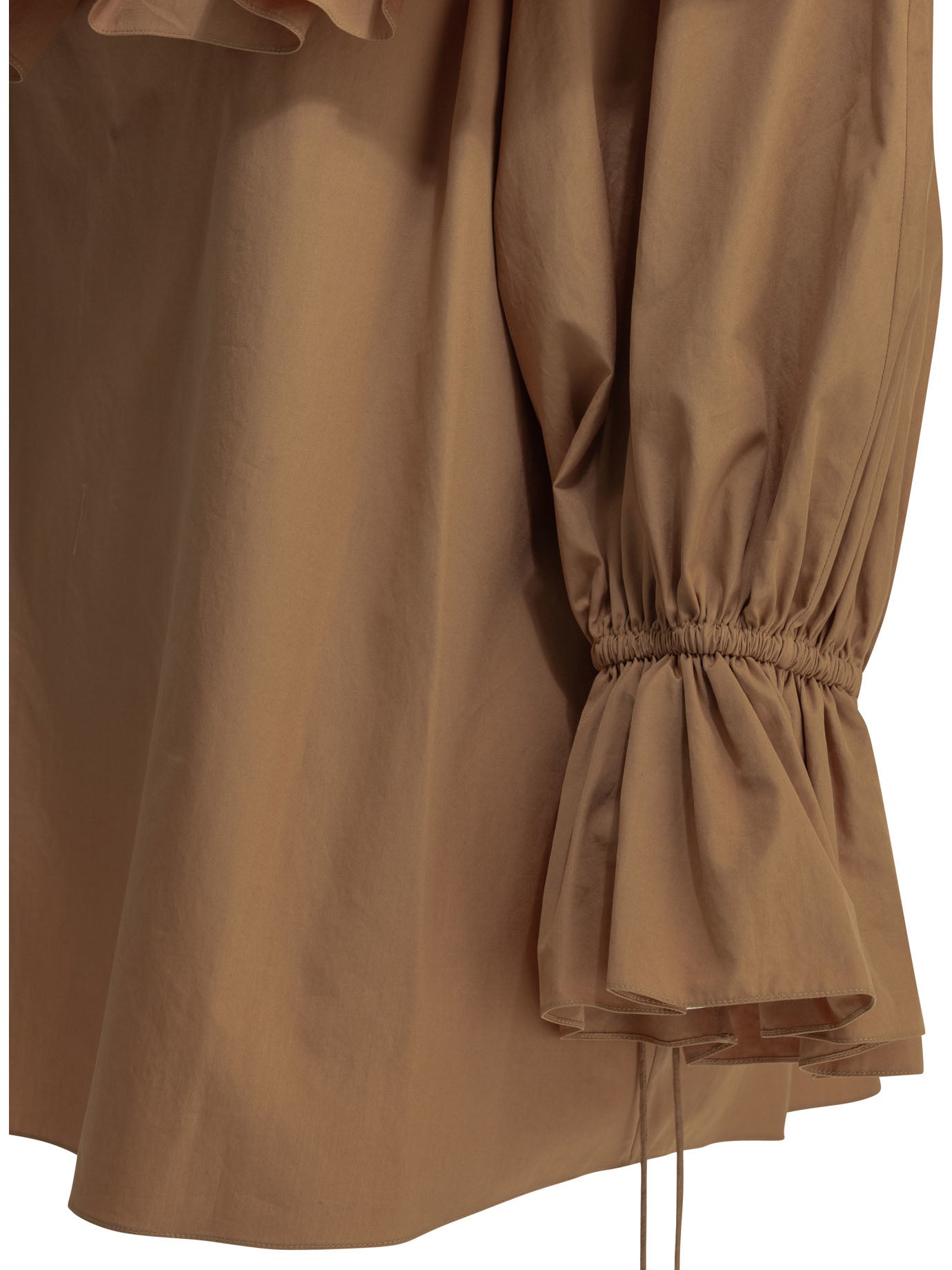 Chloé Casual top with ruffles - Brown