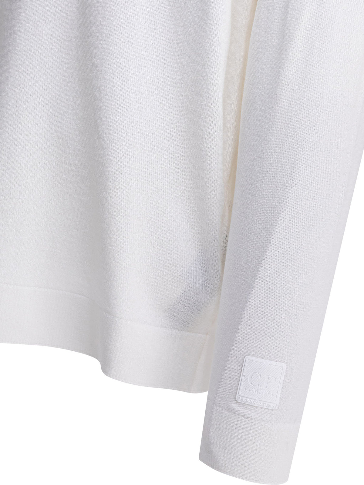 C.P. Company "Metropolis" half-zip sweater - White