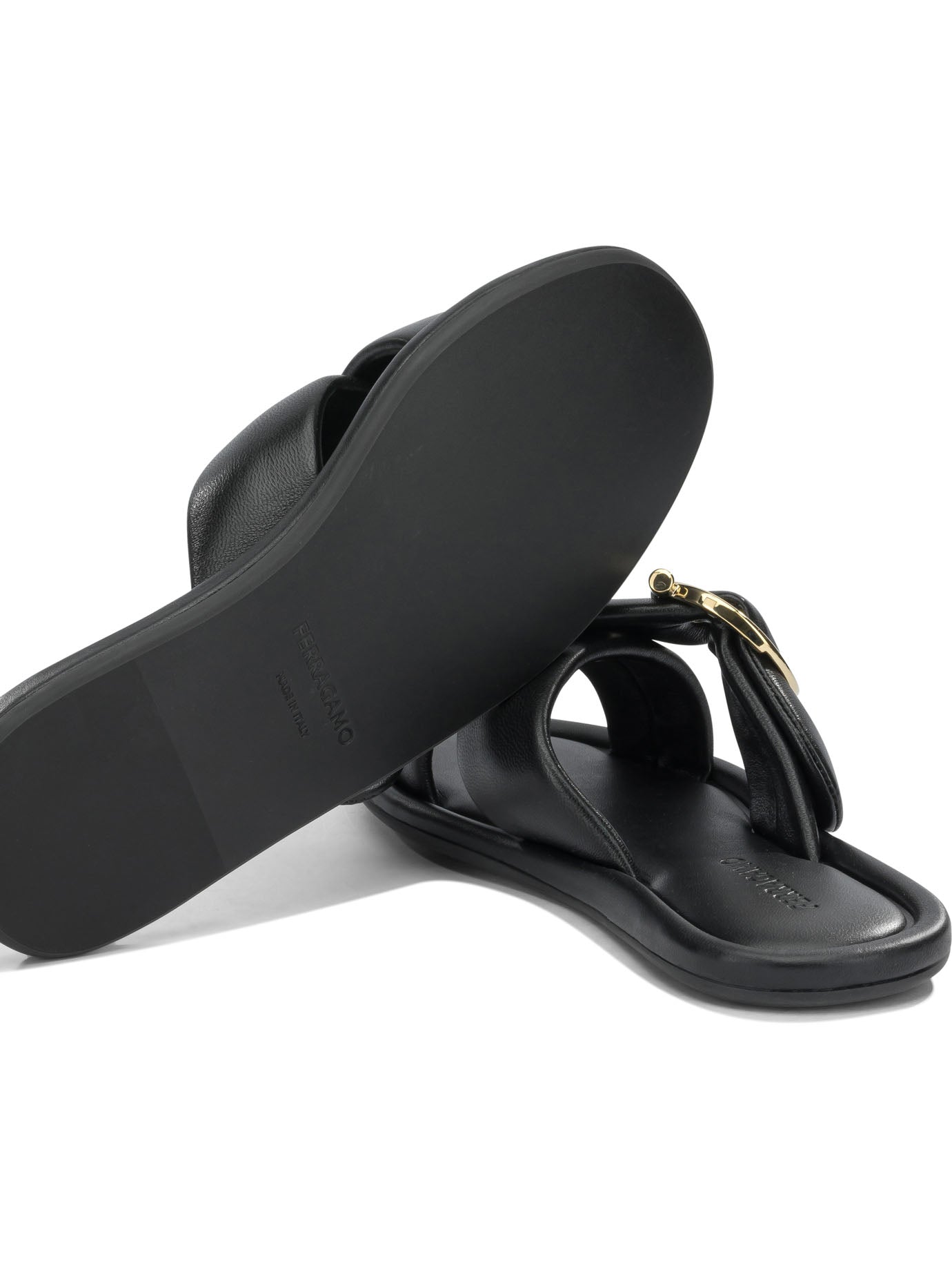 Ferragamo "Elyzia" Slide - Black