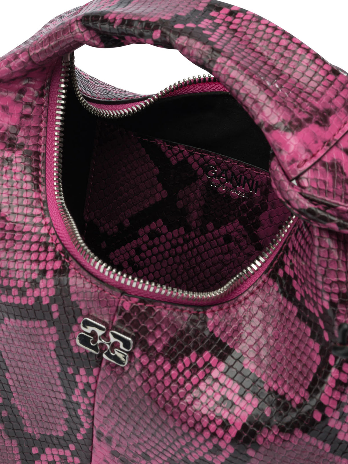 Ganni "Hobo" small handbag - Pink