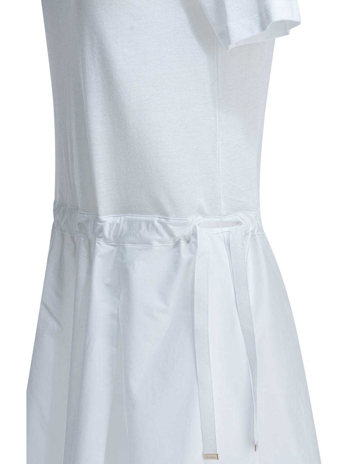 Herno Flared midi dress - White