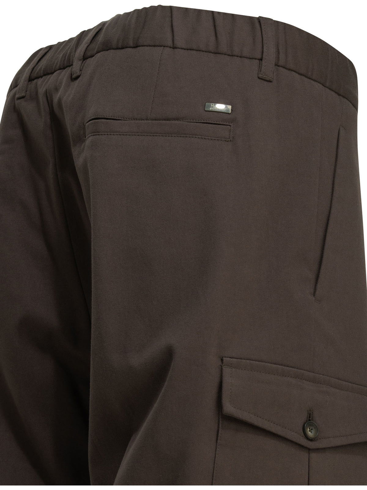 Herno Cotton cargo shorts - Brown
