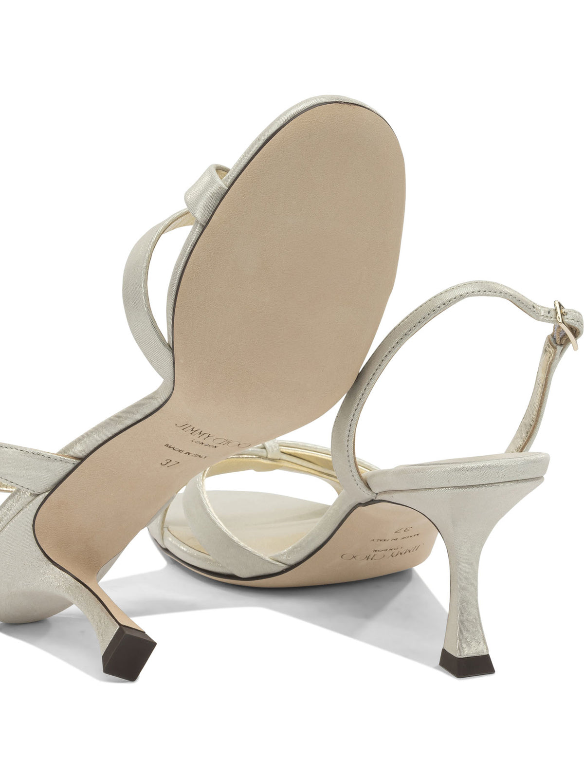 Jimmy Choo "Elsy 70mm" heeled sandals - Gold