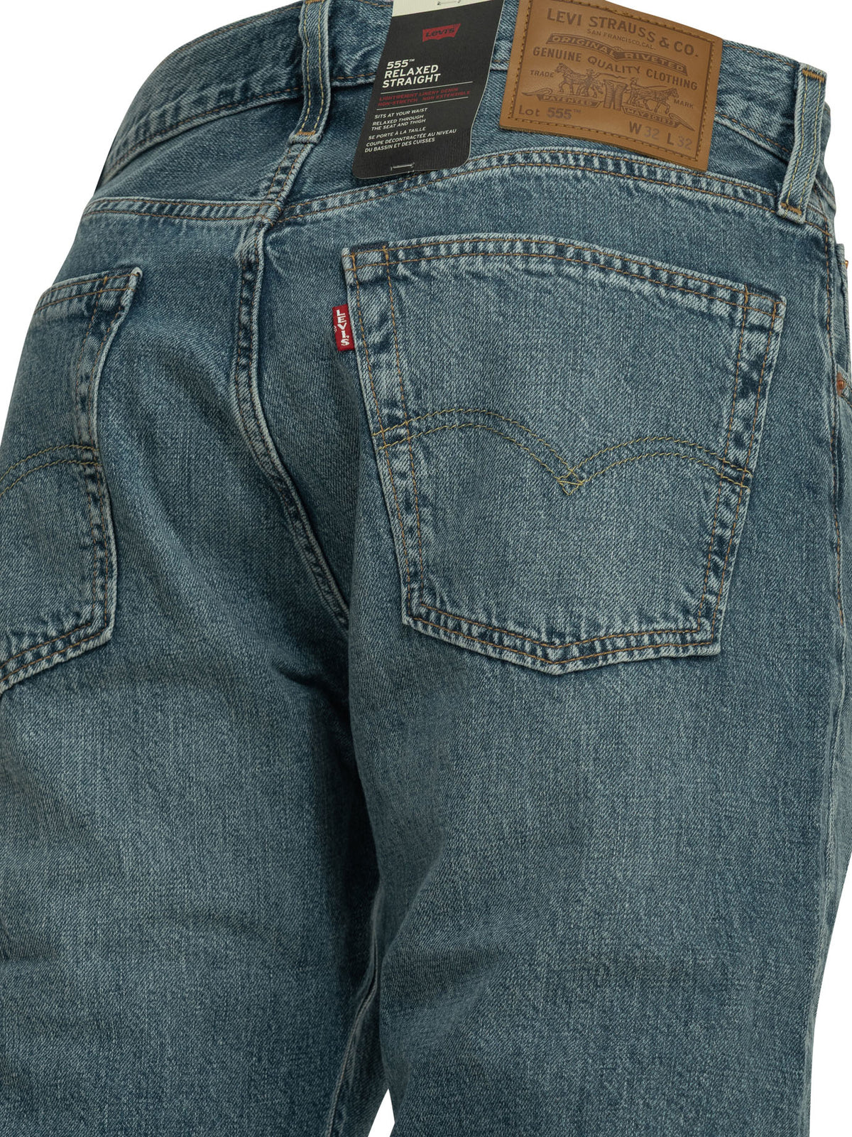 Levi'S "555™ Relaxed Straight" Straight Leg Jeans - Light Blue