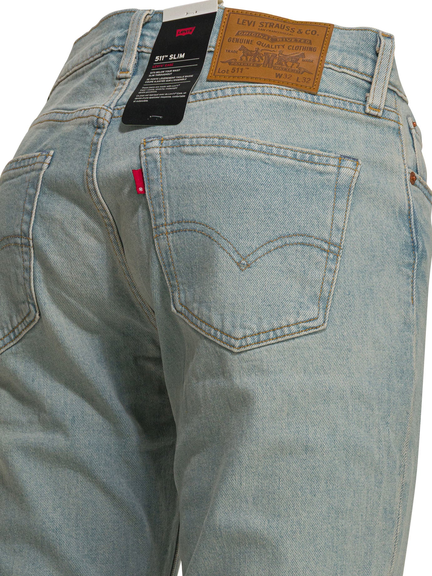 Levi'S "511 Slim" Straight Leg Jeans - Light Blue