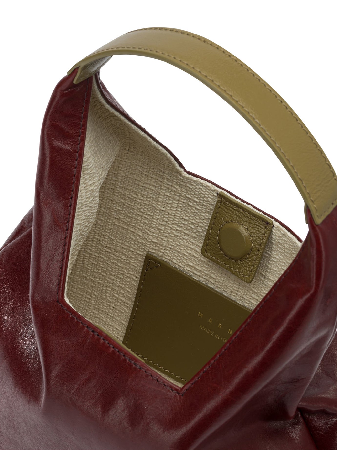 Marni Small "Trapeze" shoulder bag - Bordeaux