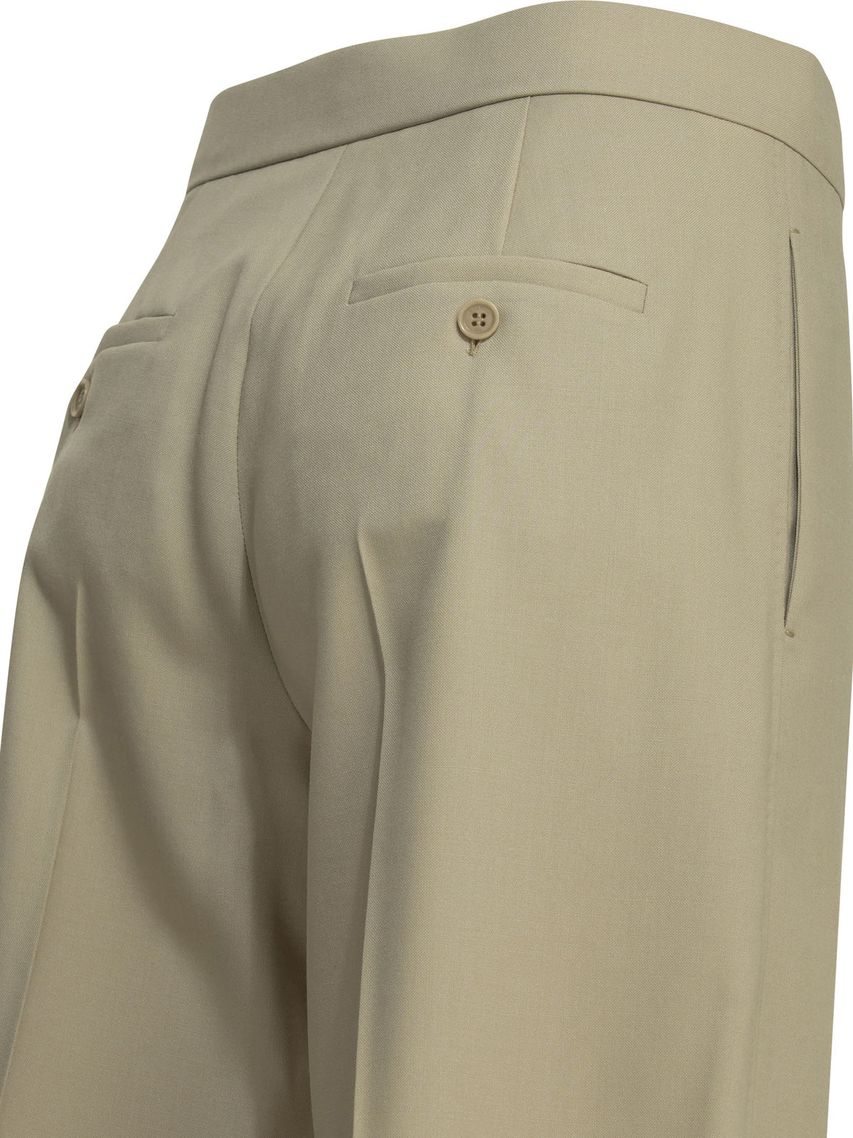 Max Mara Formal wool shorts - Beige