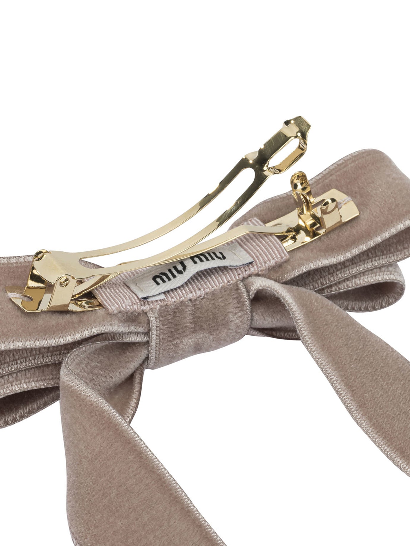 Miu Miu "Fiocco" hair clips - Pink