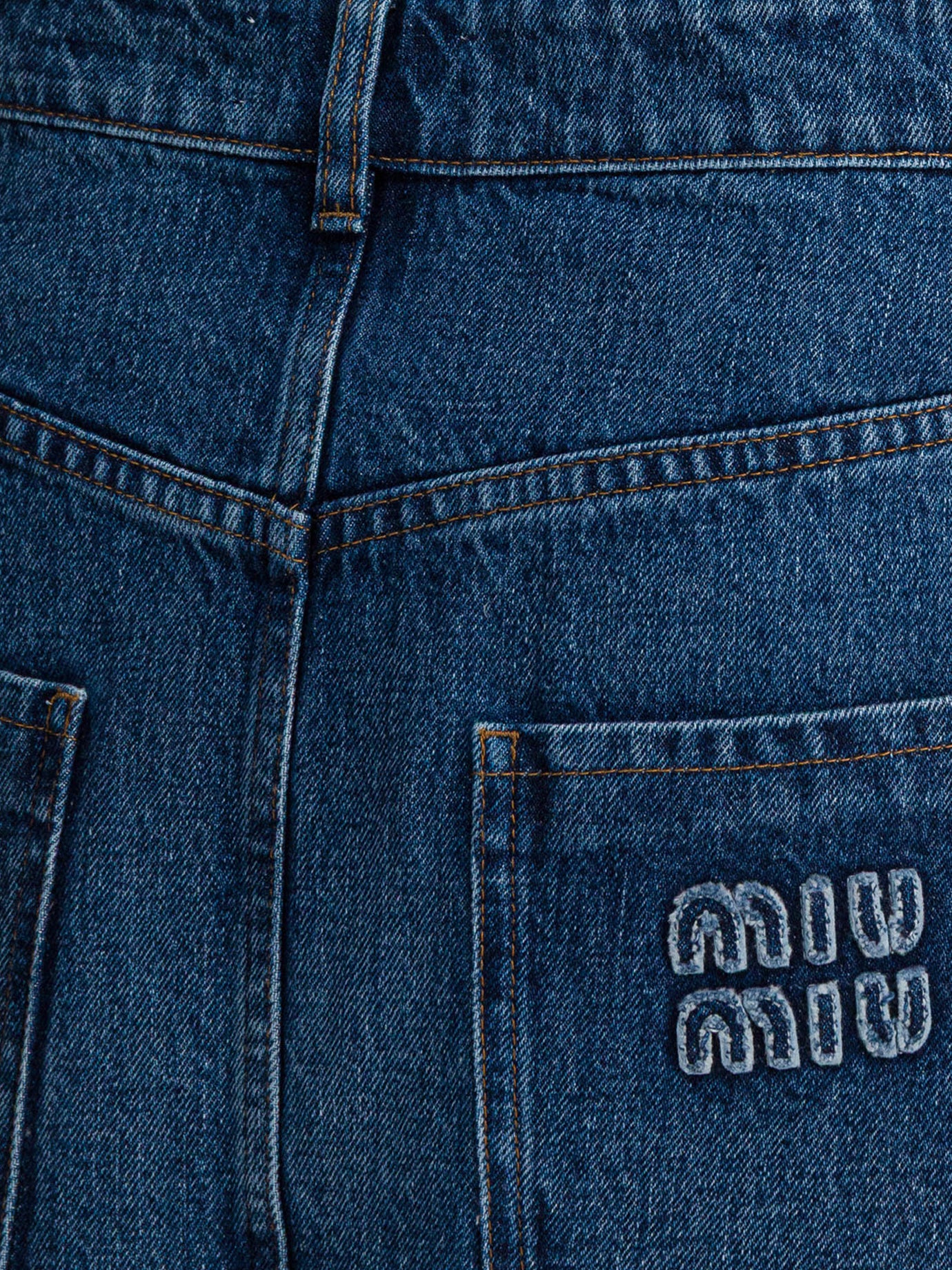 Miu Miu Denim miniskirt - Blue