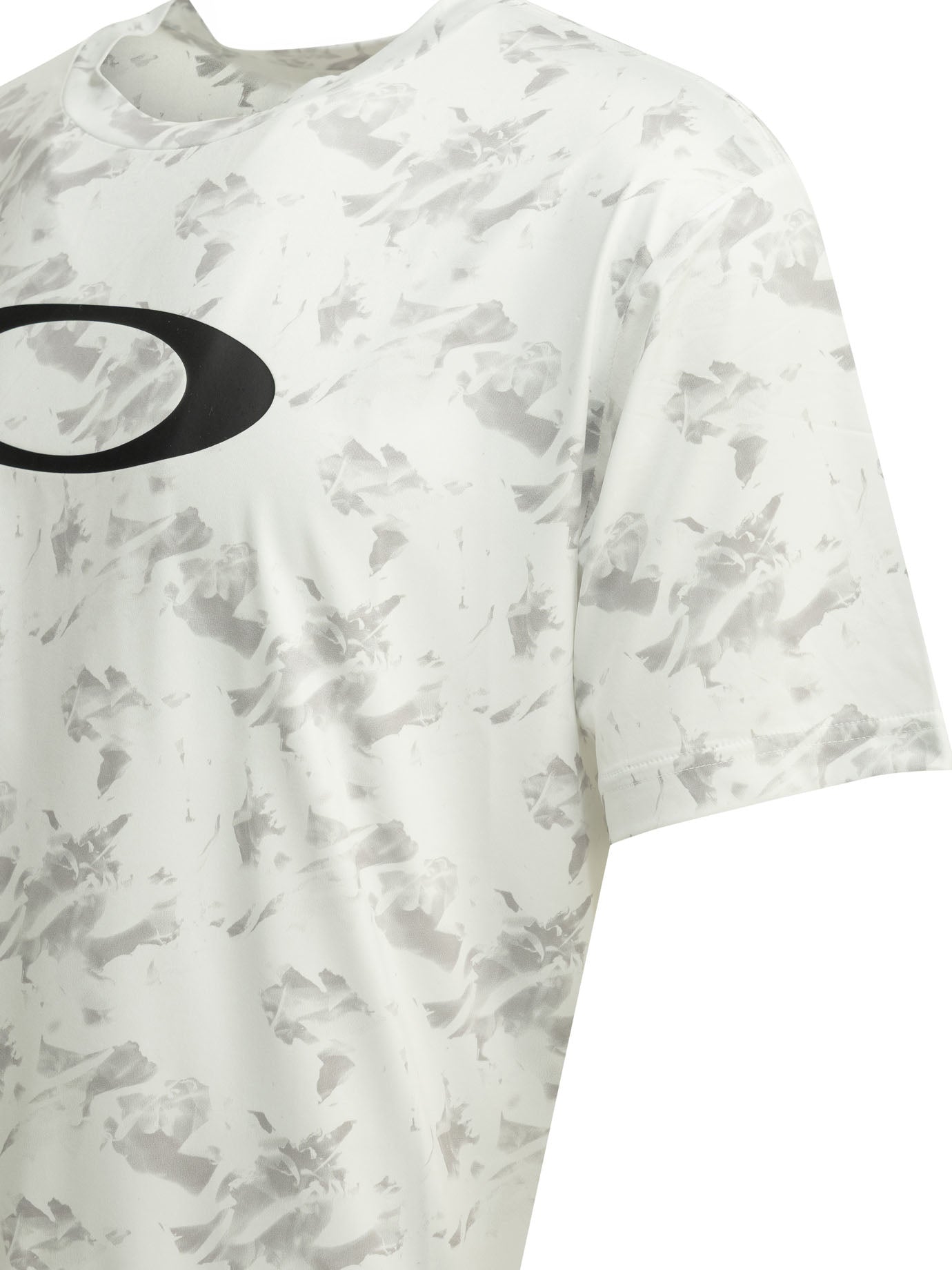 Oakley "Enhance Qdevo SS Tee Graphic 5.0" Crew-neck T-shirt - White
