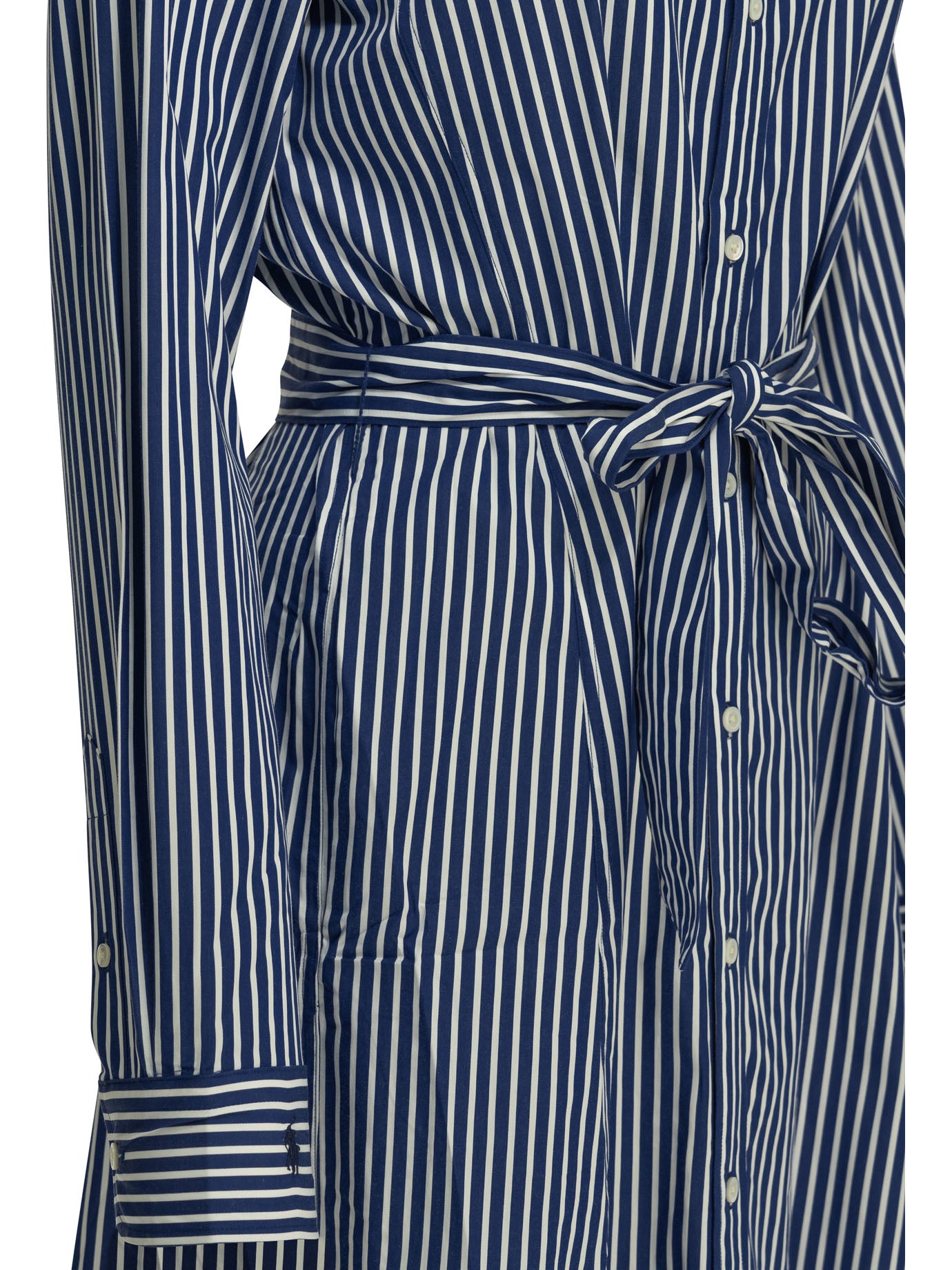 Polo Ralph Lauren Chemisier midi dress with logo - Blue