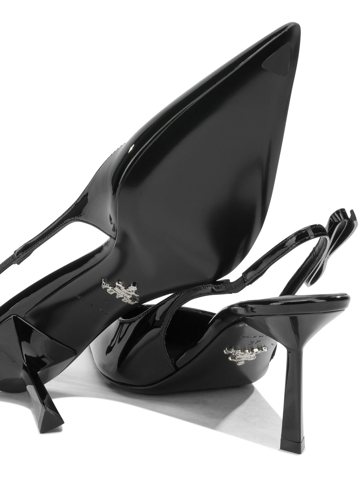 Prada Patent leather slingback - Black