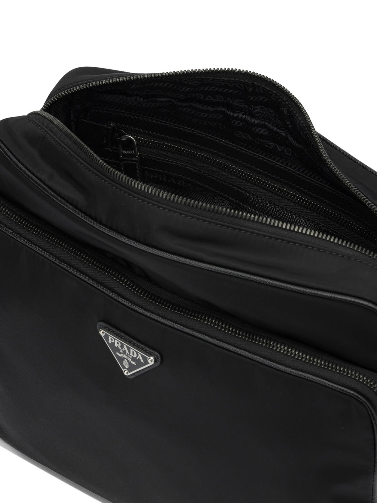 Prada Re-Nylon Medium Shoulder Bag - Black