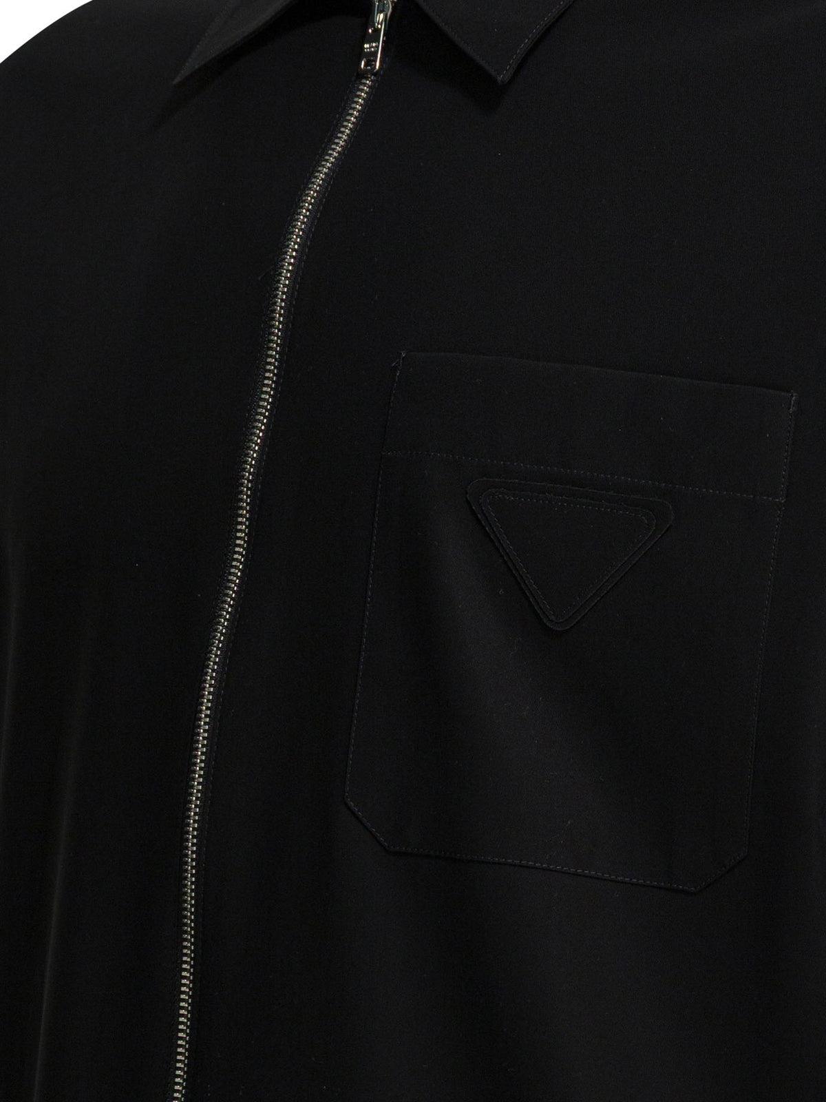 Prada Casual zippered shirt - Black