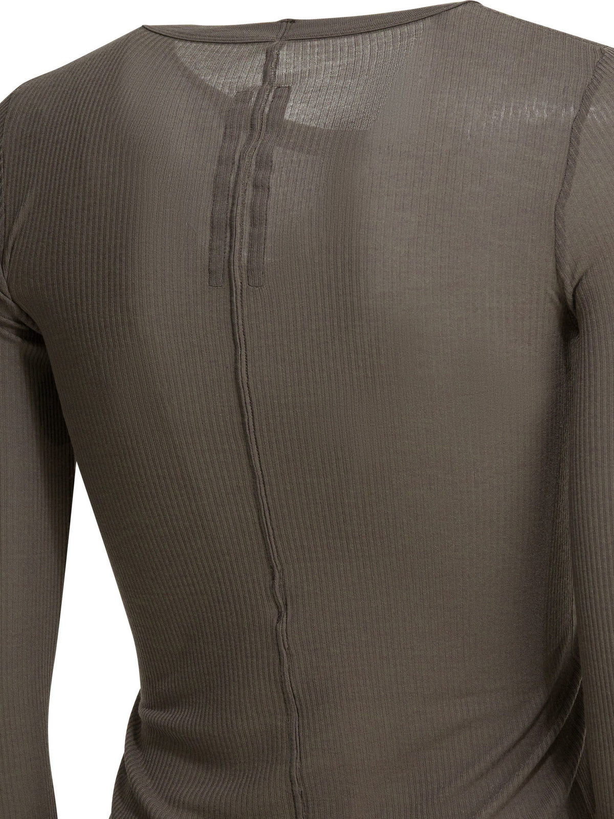 Rick Owens Silk-blend crew-neck T-shirt - Grey