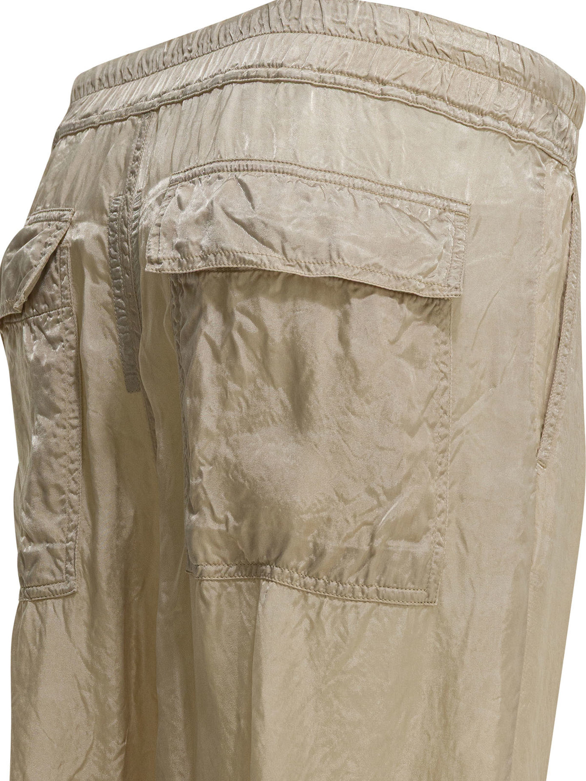 Rick Owens "Dietrich Drawstring" Pants - Beige