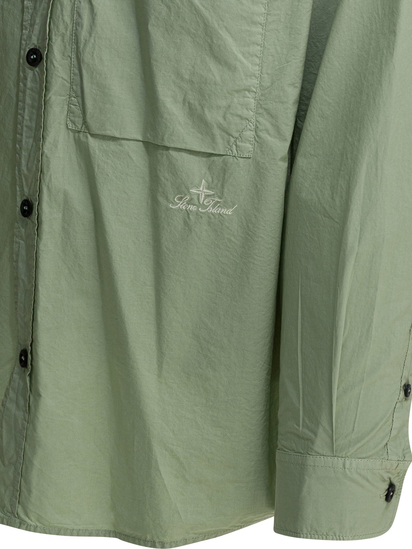 Stone Island Casual shirt with logo - Green