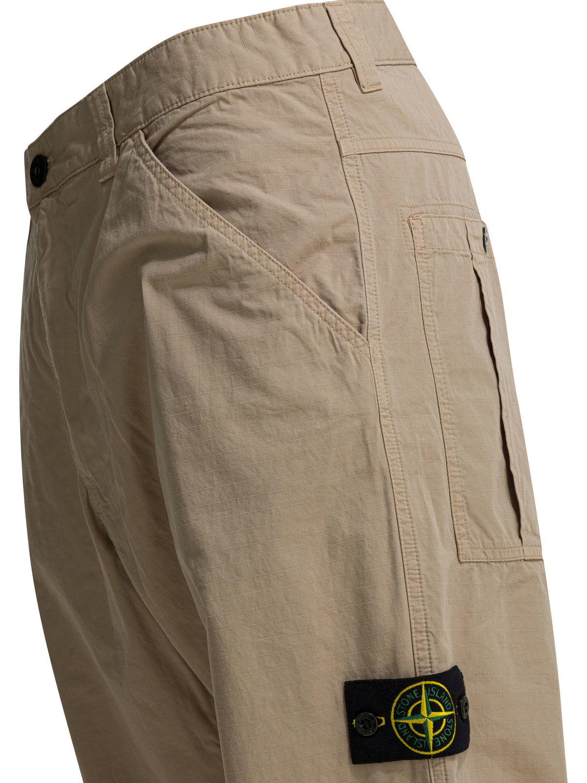 Stone Island "Ripstop" Casual pants - Beige