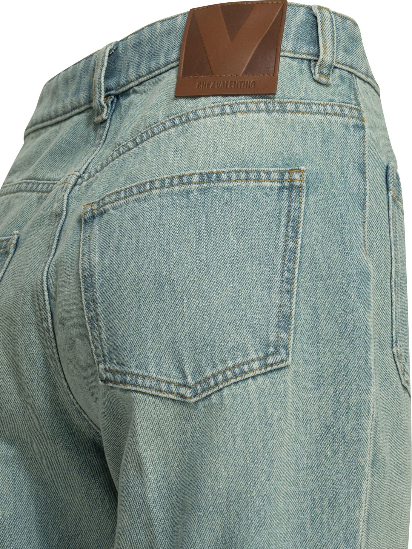 Valentino Straight-leg jeans - Light Blue