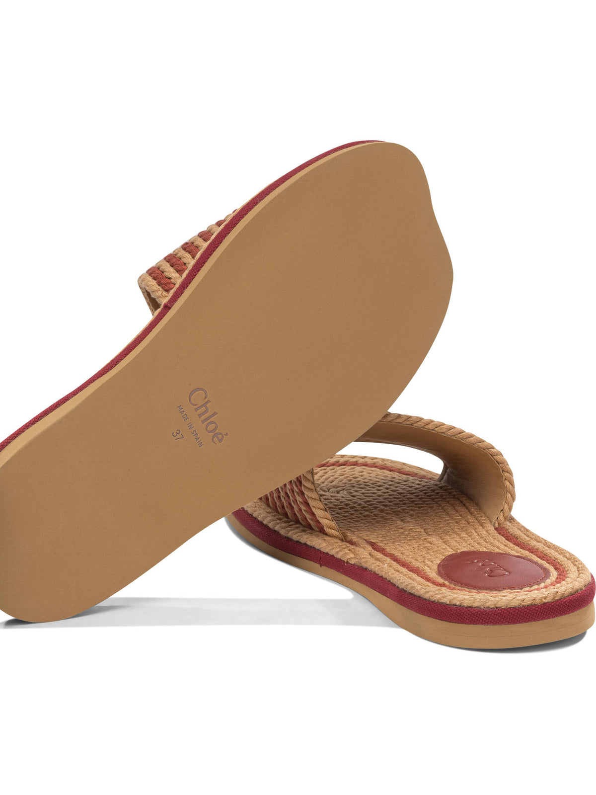 Chloé "Sand" Slide - Red