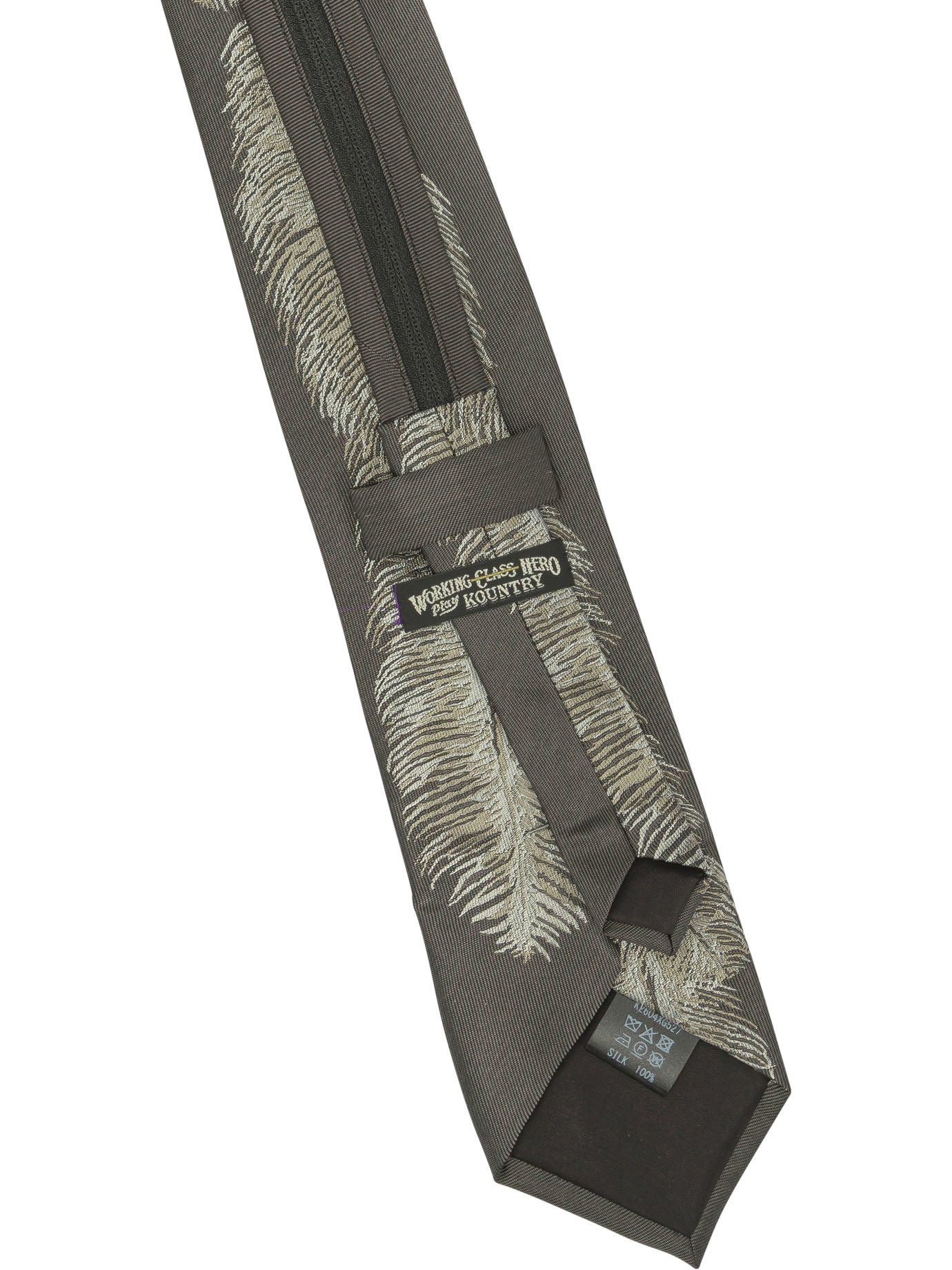 Kapital "Feather" Tie - Black